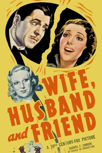 Poster de Filme Marido, Esposa e Amiga (1939)