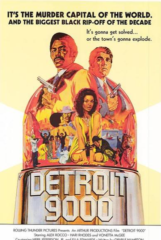 Poster 1 de Filme Detroit 9000 (1973)