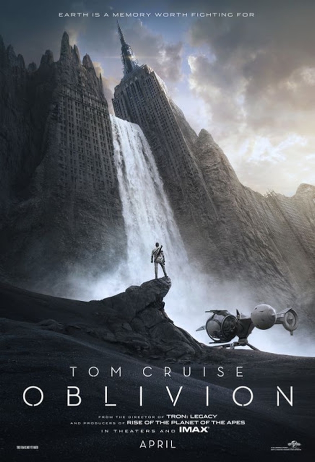 Primeiro pôster de Oblivion, estrelado por Tom Cruise