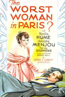 A Mulher de Paris - Poster / Capa / Cartaz - Oficial 1