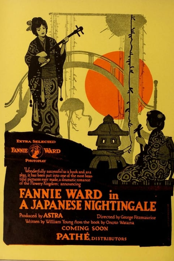 Poster de Filme O Rouxinol Japonês (1918)