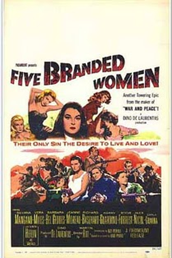  de Filme Cinco Mulheres Marcadas (1960)