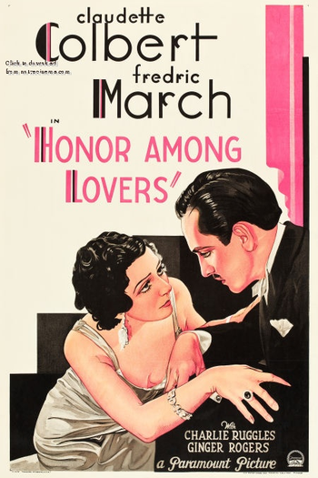 Poster de Filme Honra de Amantes (1931)