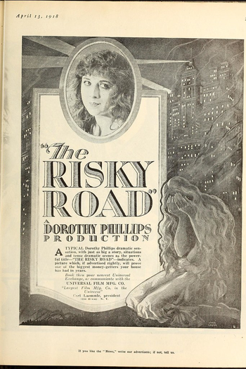 Poster de Filme The Risky Road (1918)