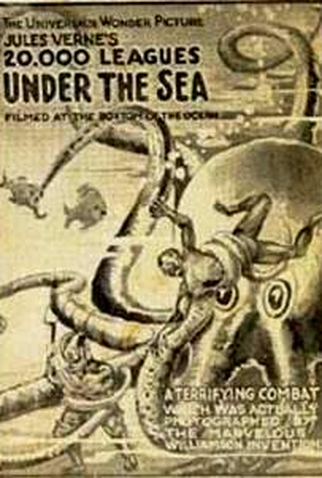 Poster 3 de Filme 20.000 Léguas Submarinas (1916)