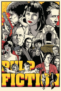 Pulp Fiction: Tempo de Violência - Poster / Capa / Cartaz - Oficial 17