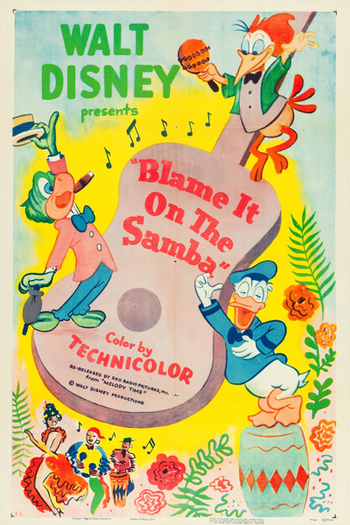 Poster de Curta A Culpa é do Samba (1948)