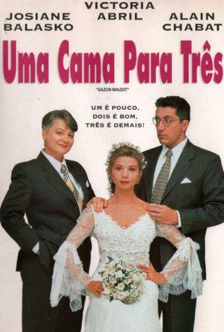 Poster 2 de Filme Uma Cama Para Três (1995)