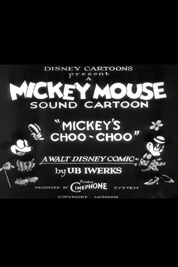 Poster de Curta Mickey's Choo-Choo (1929)