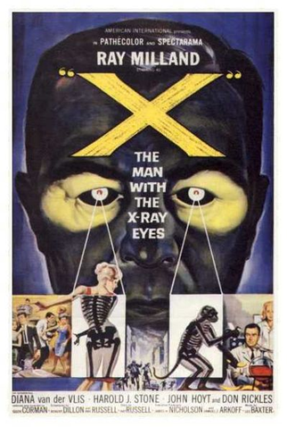 Poster 1 de Filme O Homem dos Olhos de Raio-X (1963)