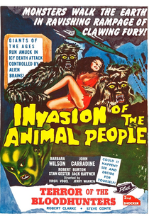 Invasion of the Animal People - Poster / Capa / Cartaz - Oficial 1
