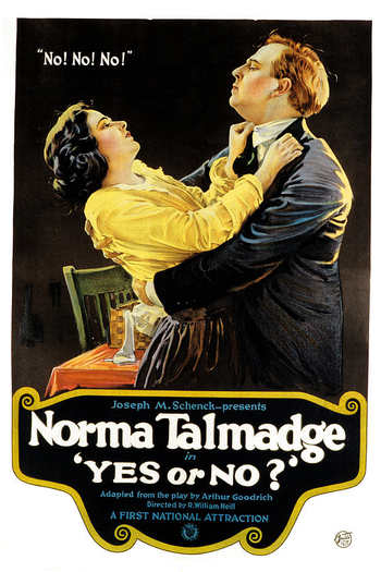 Poster de Filme Sim ou Não (1920)