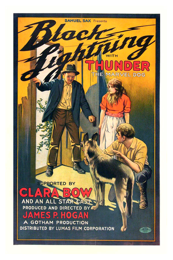 Poster de Filme Black Lightning (1924)