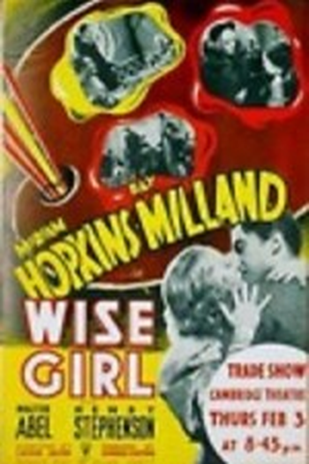Poster de Filme Wise Girl (1937)