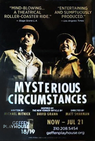 Poster 2 de Filme Mysterious Circumstances (Play) (2019)