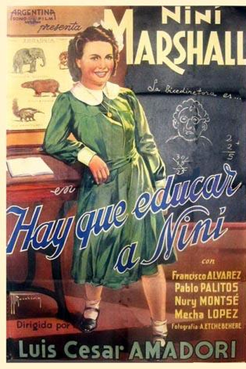 Poster de Filme Hay que educar a Niní (1940)