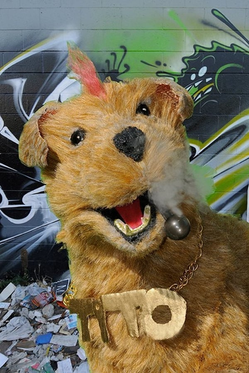 Poster de Curta Crack Dog (1988)