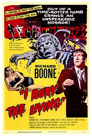 Poster 3 de Filme Eu Enterro os Vivos (1958)