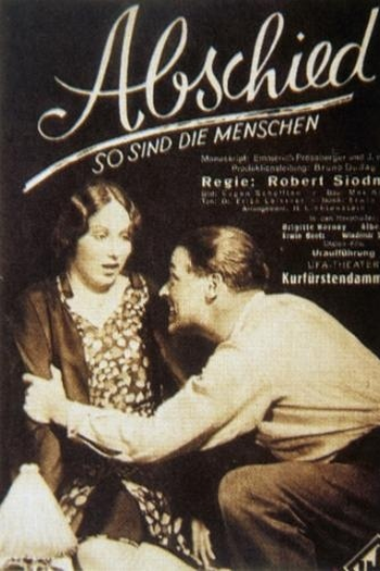 Poster de Filme Abschied (1930)