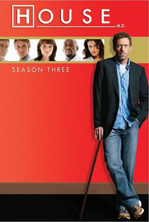 Dr. House (3ª Temporada) - Poster / Capa / Cartaz - Oficial 1