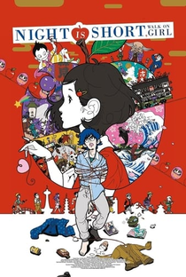 Yoru wa Mijikashi Arukeyo Otome - Poster / Capa / Cartaz - Oficial 3