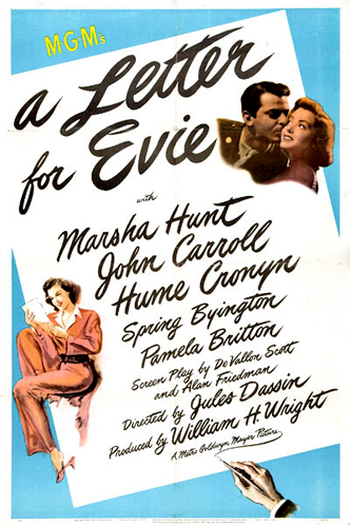 Poster de Filme Uma Carta para Evie (1946)