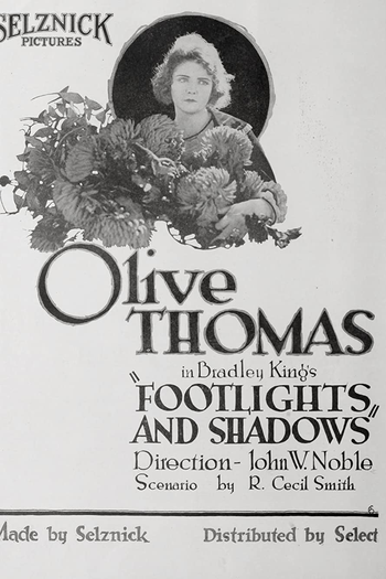 Poster de Filme Footlights and Shadows (1920)