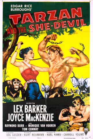 Poster 3 de Filme Tarzan e a Mulher Diabo (1953)