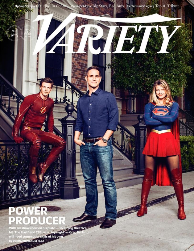 Flash e Supergirl juntos na revista Variety