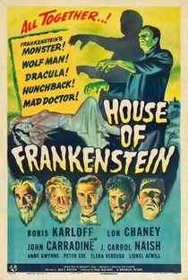 A Casa de Frankenstein - Poster / Capa / Cartaz - Oficial 1