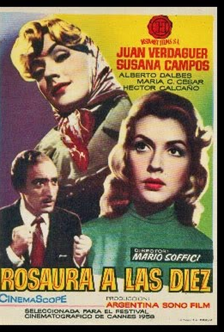 Poster 1 de Filme Rosaura a las diez (1958)