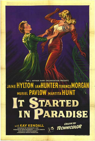 Poster 1 de Filme Começou no Paraíso (1952)