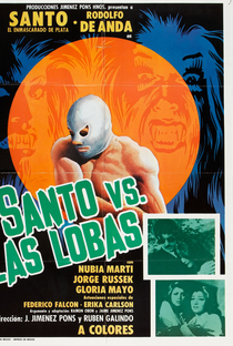 Santo vs Las Lobas - Poster / Capa / Cartaz - Oficial 1