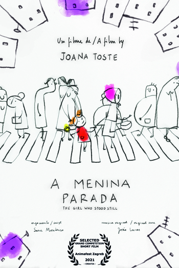 Poster de Curta A Menina Parada (2021)