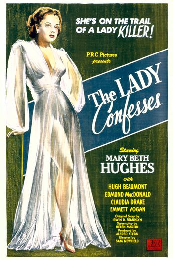 Poster de Filme The Lady Confesses (1945)