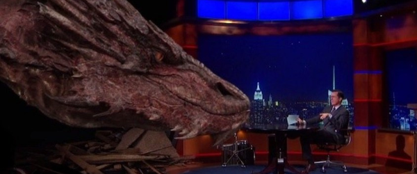 Stephen Colbert entrevista o dragão Smaug (legendado)