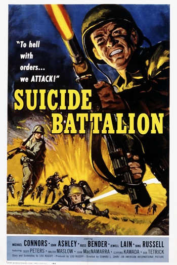 Poster de Filme Suicide Battalion (1958)