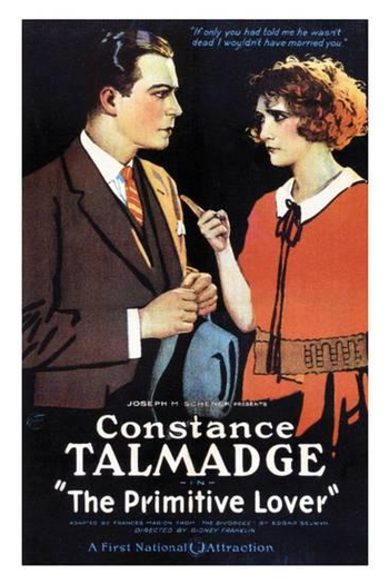 Poster de Filme O Amante Primitivo (1922)