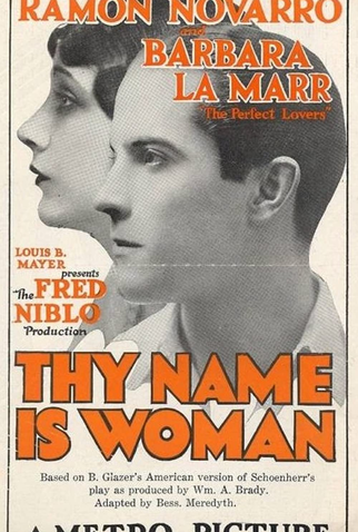 Poster 1 de Filme O Teu Nome é Mulher (1924)