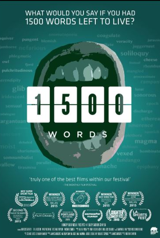 Poster 1 de Curta 1500 Words (2016)