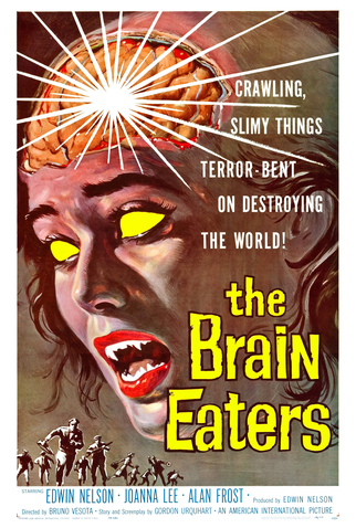 Poster 2 de Filme Os Devoradores de Cérebro (1958)