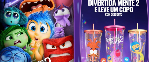Divertida Mente 2 ganha combo com copo personalizado no Cinemark