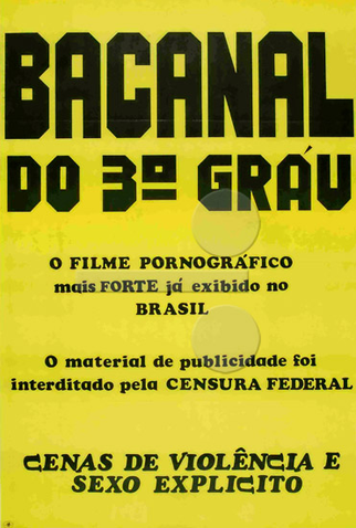 Poster 2 de Filme Bacanal do Terceiro Grau (1983)