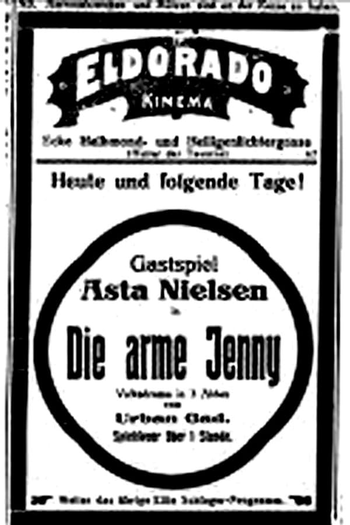 Poster de Curta Die arme Jenny (1912)