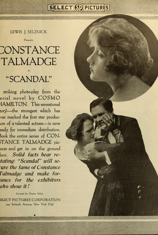 Poster 1 de Filme Scandal (1917)