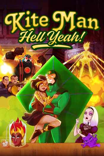 Poster de Franquia Kite Man: Hell Yeah! (2024)