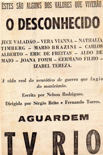  de TV O Desconhecido (1964)