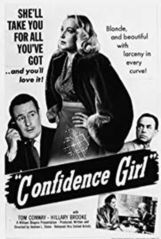 Poster 3 de Filme Confidence Girl (1952)