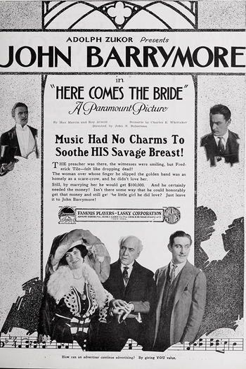 Poster de Filme Here Comes the Bride (1919)