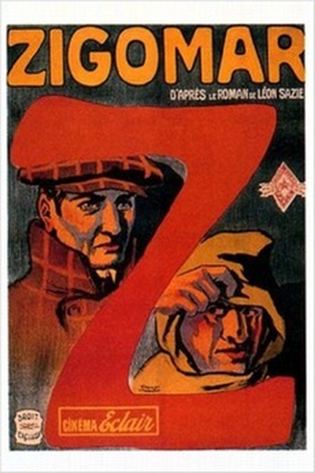 Poster de Curta Zigomar the Eelskin (1911)